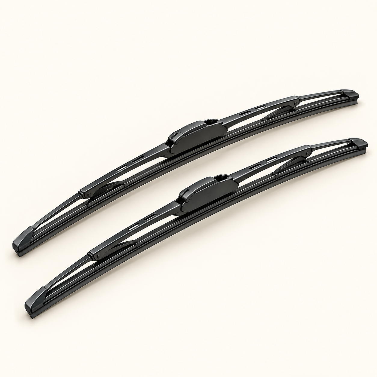 Illustrative wiper blade pair
